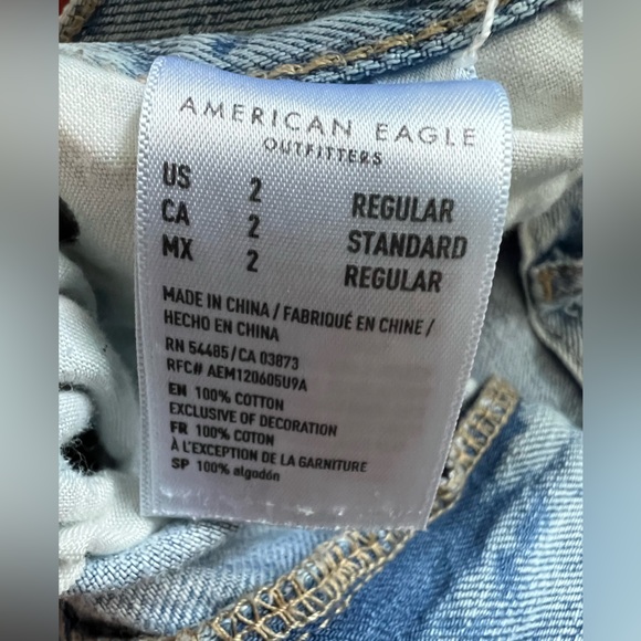 American Eagle size 2 905 boyfriend jeans - Picture 8 of 9